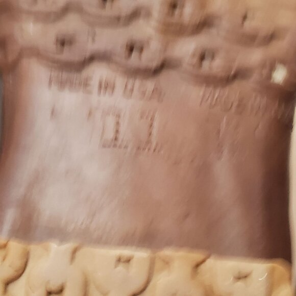 Vintage LL Bean Duck Boots Maine Hunting Shoe Men Size 11 Rubber Leather 5 Eye - Picture 9 of 11